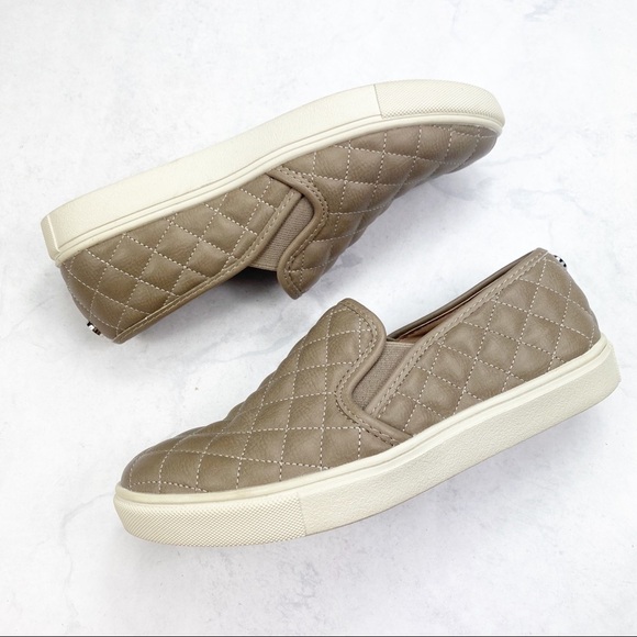 [Steve Madden] Tan Quilted Slip-On Sneakers - Picture 5 of 5